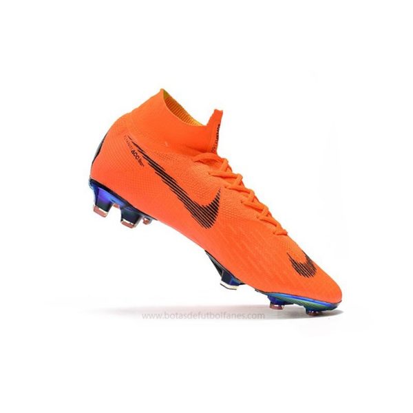 Nike Mercurial Superfly Elite FG Mujeres Naranja Negro